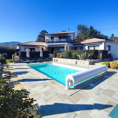 Cote Et Mer - Appartement Haut Standing Dans Villa Avec Piscine Et Vue Mer Taglio-Isolaccio Εξωτερικό φωτογραφία