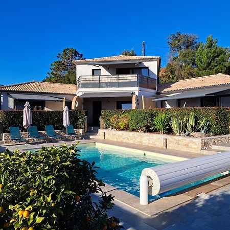 Cote Et Mer - Appartement Haut Standing Dans Villa Avec Piscine Et Vue Mer Taglio-Isolaccio Εξωτερικό φωτογραφία