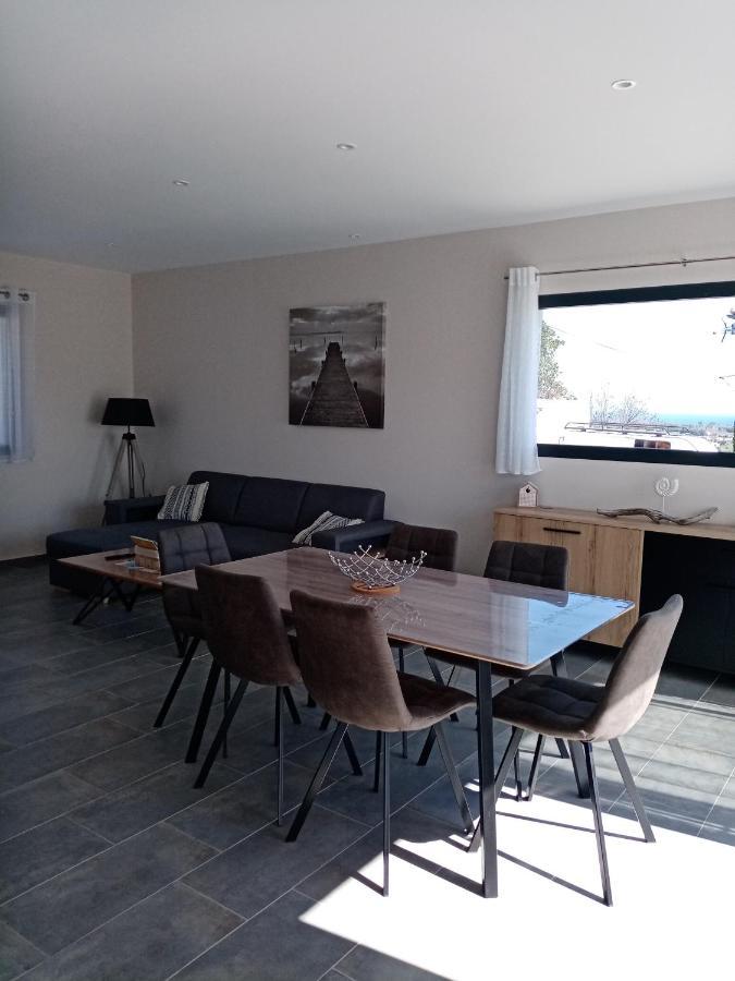 Cote Et Mer - Appartement Haut Standing Dans Villa Avec Piscine Et Vue Mer Taglio-Isolaccio Εξωτερικό φωτογραφία