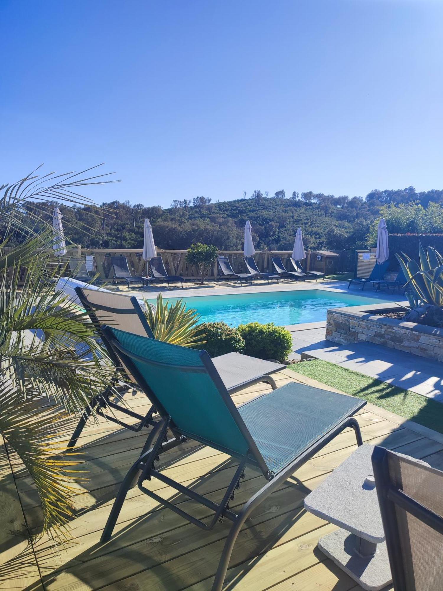 Cote Et Mer - Appartement Haut Standing Dans Villa Avec Piscine Et Vue Mer Taglio-Isolaccio Εξωτερικό φωτογραφία