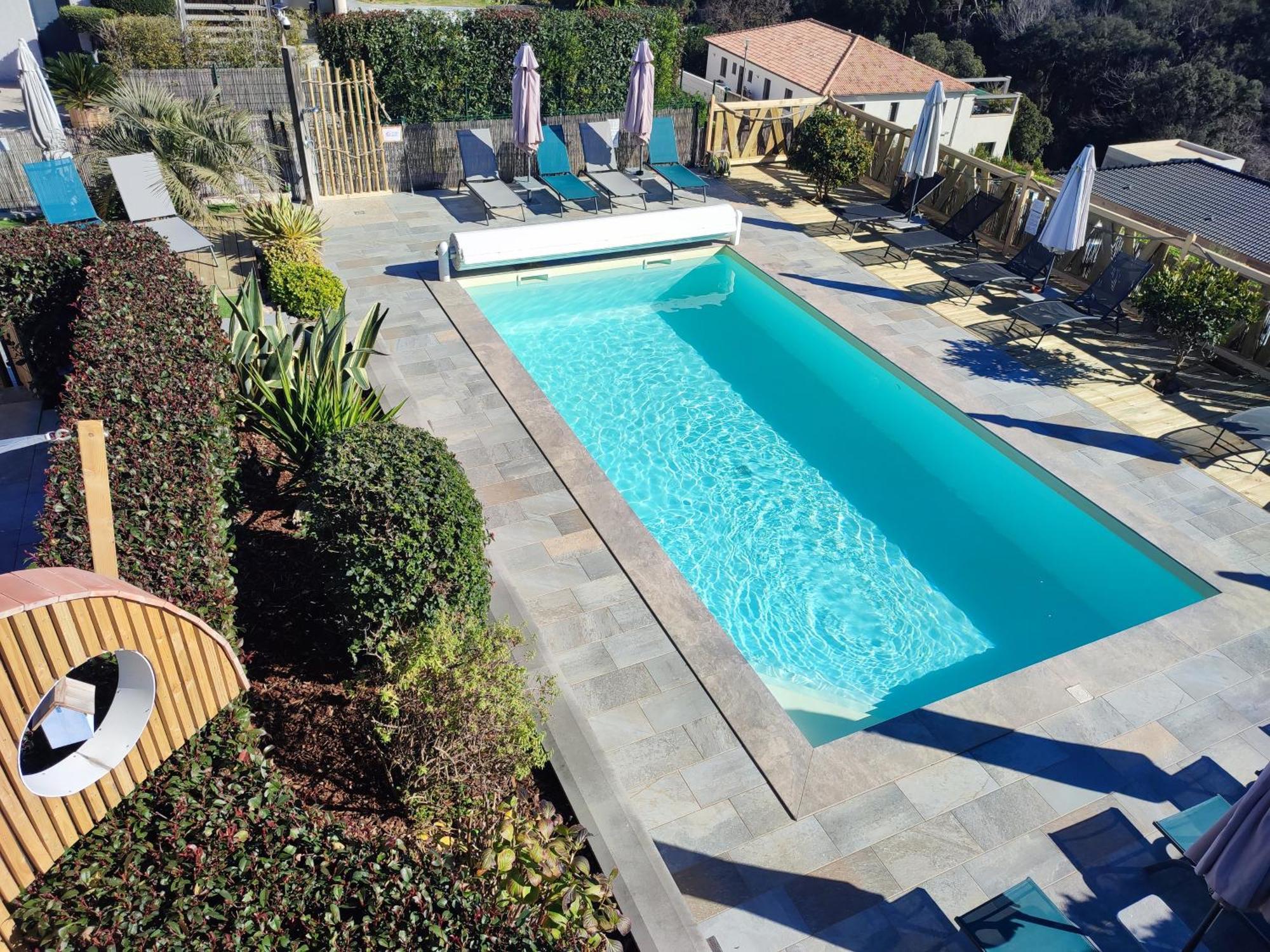 Cote Et Mer - Appartement Haut Standing Dans Villa Avec Piscine Et Vue Mer Taglio-Isolaccio Εξωτερικό φωτογραφία