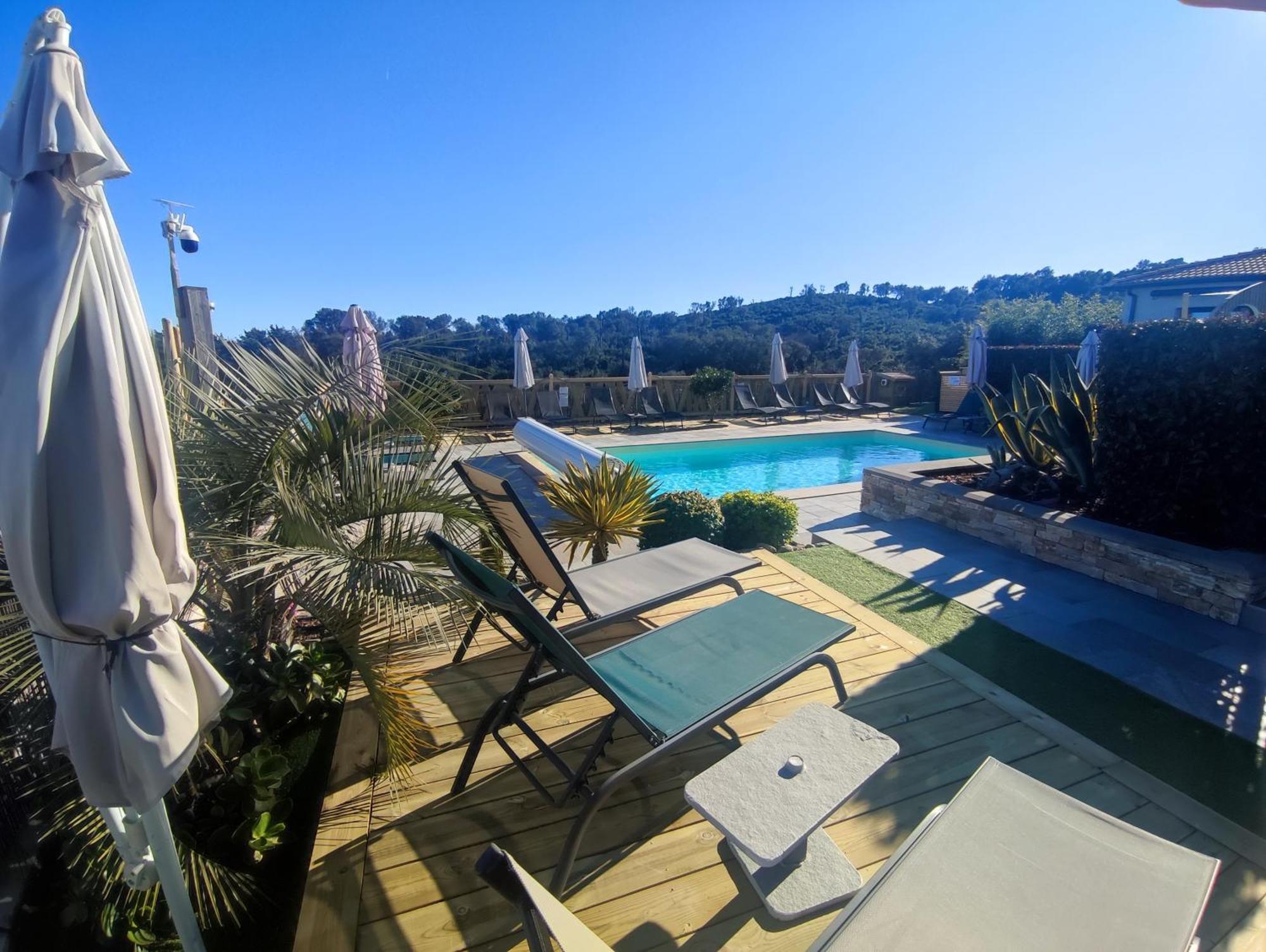 Cote Et Mer - Appartement Haut Standing Dans Villa Avec Piscine Et Vue Mer Taglio-Isolaccio Εξωτερικό φωτογραφία