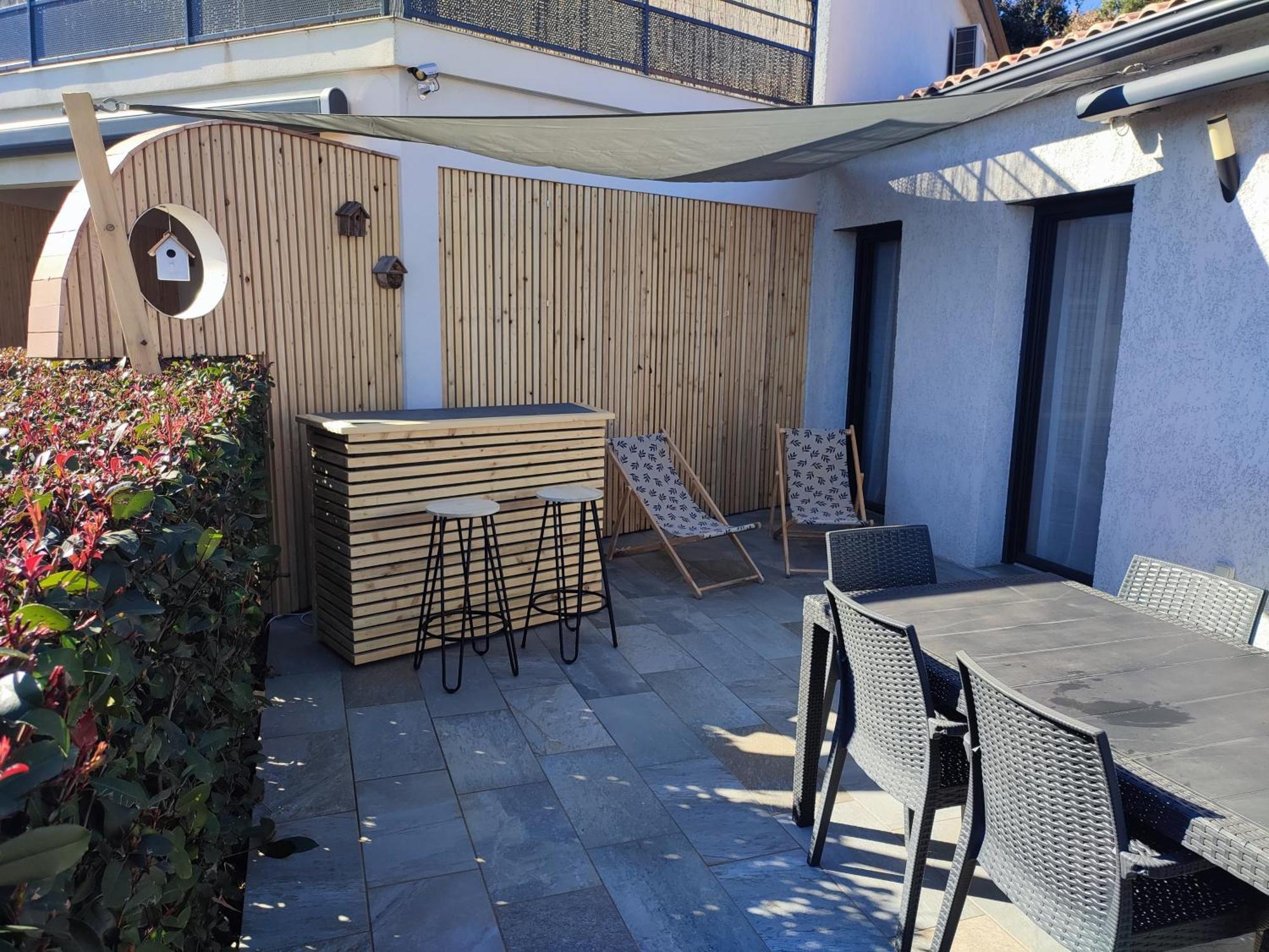 Cote Et Mer - Appartement Haut Standing Dans Villa Avec Piscine Et Vue Mer Taglio-Isolaccio Εξωτερικό φωτογραφία