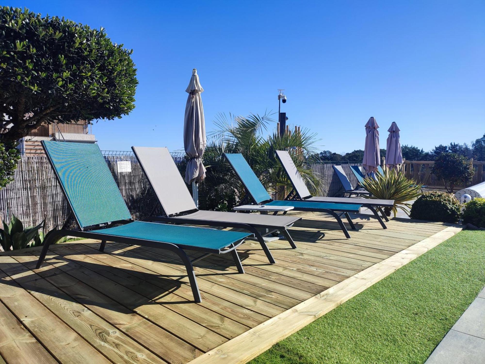 Cote Et Mer - Appartement Haut Standing Dans Villa Avec Piscine Et Vue Mer Taglio-Isolaccio Εξωτερικό φωτογραφία