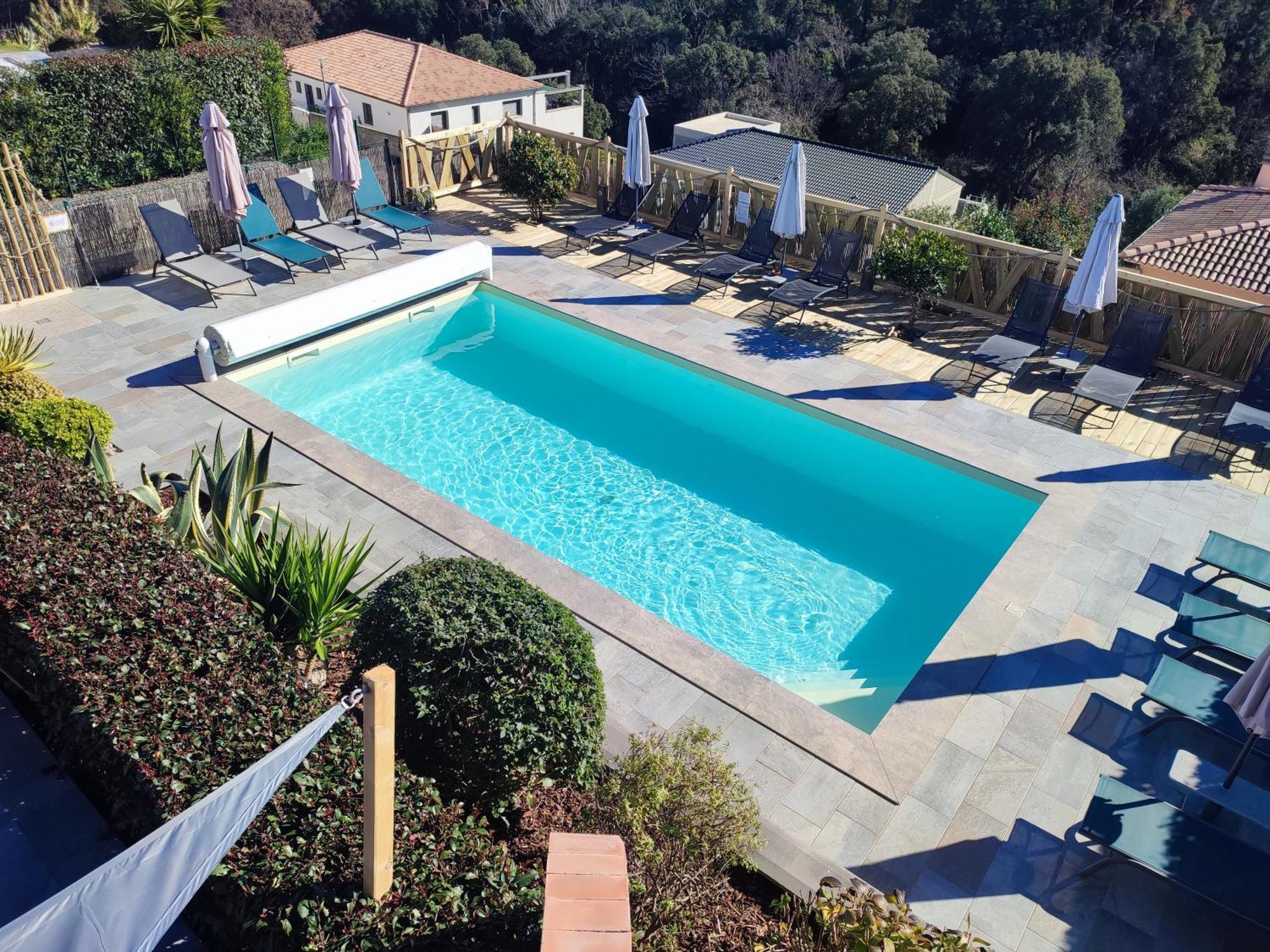 Cote Et Mer - Appartement Haut Standing Dans Villa Avec Piscine Et Vue Mer Taglio-Isolaccio Εξωτερικό φωτογραφία